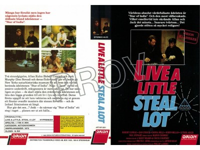 Live A Little Steal A Lot  Inst. VHS